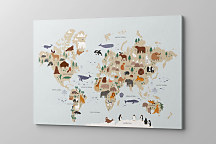 Obraz Mapa svet zvierat 2007